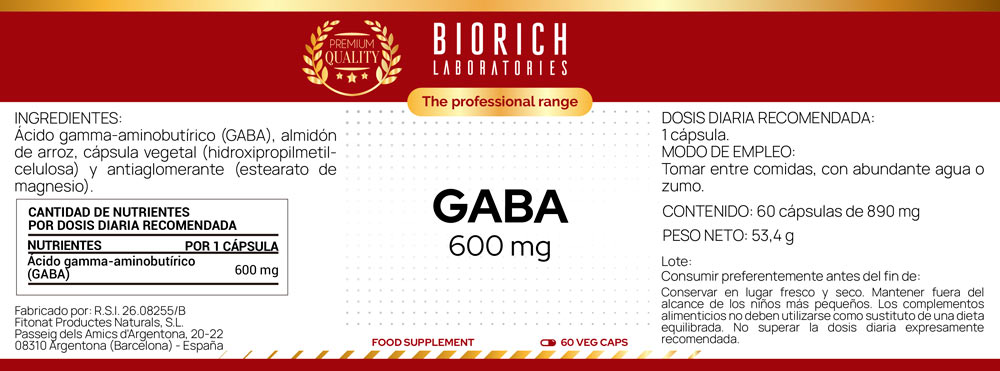 GABA 60 COMP - Imagen 2