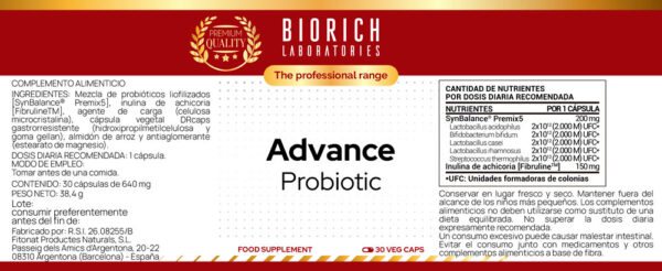 Advance Probiotic 30 cap