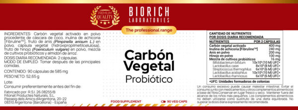 Carbon Vegetal Probiot