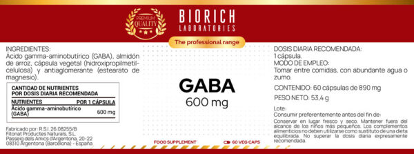 GABA 60 COMP - Imagen 2