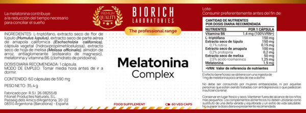 Melatonina Complex