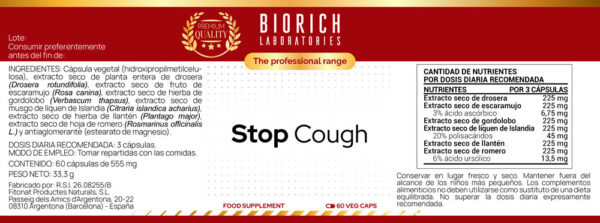 Stop Cough 60 cap